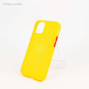 Estuche iPhone 12 Mini - Hole Case Amarillo