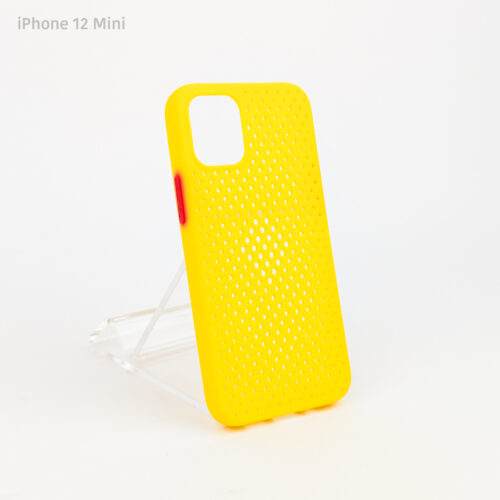 Estuche iPhone 12 Mini - Hole Case Amarillo