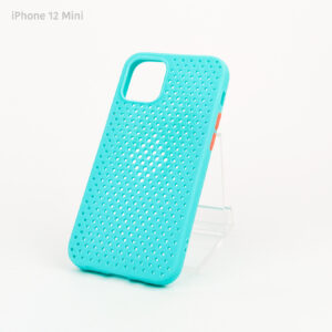 Estuche iPhone 12 Mini - Hole Case Celeste
