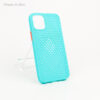 Estuche iPhone 12 Mini - Hole Case Celeste