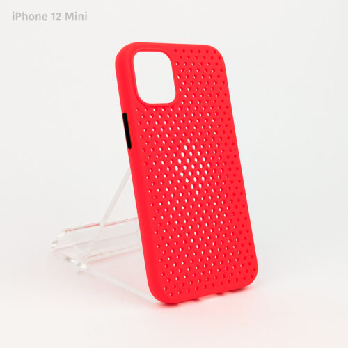 Estuche iPhone 12 Mini - Hole Case Rojo