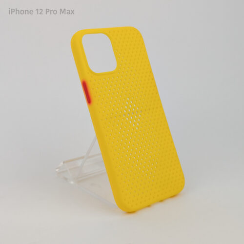 Estuche iPhone 12 Pro Max - Hole Case Amarillo
