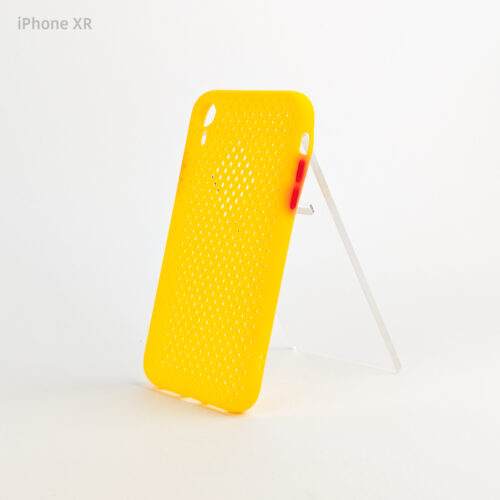 Estuche iPhone XR - Hole Case Amarillo