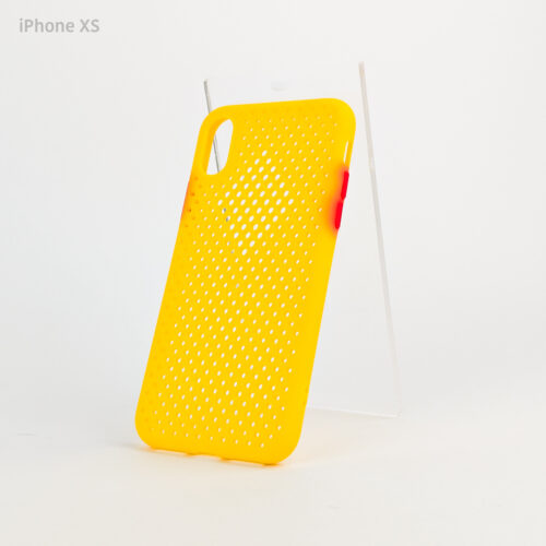 Estuche iPhone X - iPhone XS - Hole Case Amarillo