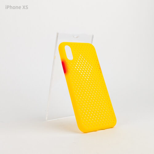 Estuche iPhone X - iPhone XS - Hole Case Amarillo
