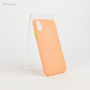 Estuche iPhone X - iPhone XS - Hole Case Salmón