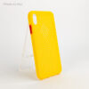 Estuche iPhone XS Max - Hole Case Amarillo
