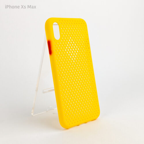 Estuche iPhone XS Max - Hole Case Amarillo