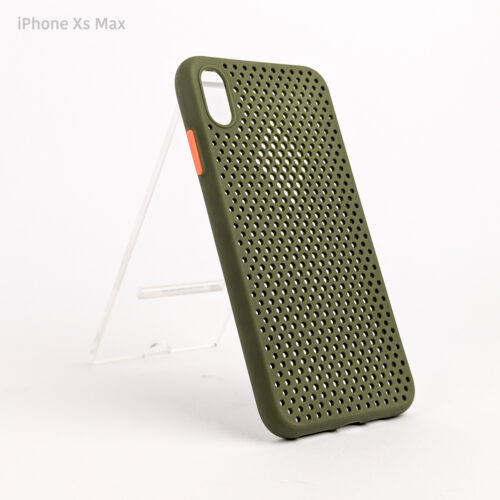 Estuche iPhone XS Max - Hole Case Verde Olivo
