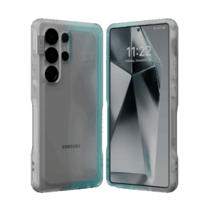 Estuche para Galaxy S25 Ultra - Ples Arche TwoFace Plateado/Azul Polvo