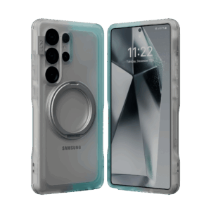 Estuche para Galaxy S25 Ultra - Ples Arche TwoFace Mag Stand Plateado/Azul Polvo