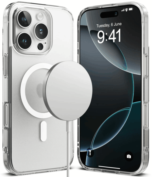 Estuche para iPhone 16 Pro Max - Fusion Magnetic Matte Clear