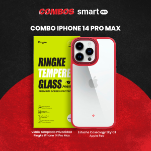 3 Combo iPhone 14 Pro Max SkyFall + Vidrio Templado Privacidad
