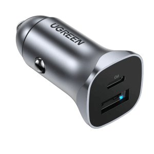 Cargador para Carro - UGreen 2-Port Fast Car Charger 24w