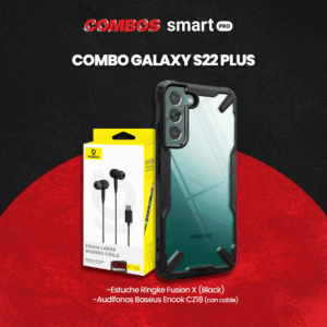 Combo Galaxy S22 Plus Fusion X + Audífono Tipo C