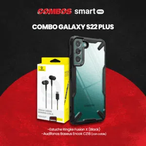 Combo Galaxy S22 Plus Fusion X + Audífono Tipo C