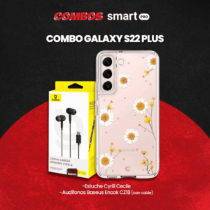 Combo Galaxy S22 Plus Cyrill + Audífono Tipo C