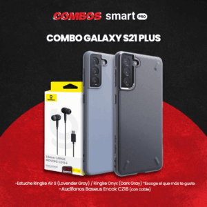 Combo Galaxy S21 Plus Onxy + Audífono Tipo C