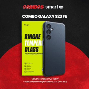 Combo para Galaxy S23 FE Ringke Onyx Navy + Ringke Vidrio Templado Transparente