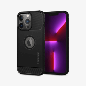 Estuche para iPhone 13 Pro - Spigen Rugged Armor Matte Black