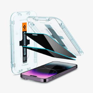 Vidrio Templado para iPhone 14 Pro - Spigen GLAS.tR EZ Fit Privacy (Pack de 2)