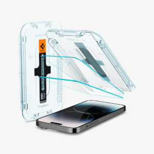 Vidrio Templado para iPhone 14 Pro - Spigen Glas.TR EZ Fit (Pack de 2)