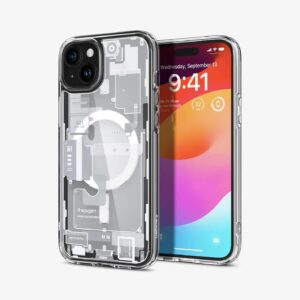 Estuche para iPhone 15 - Spigen Zero One MagFit - White